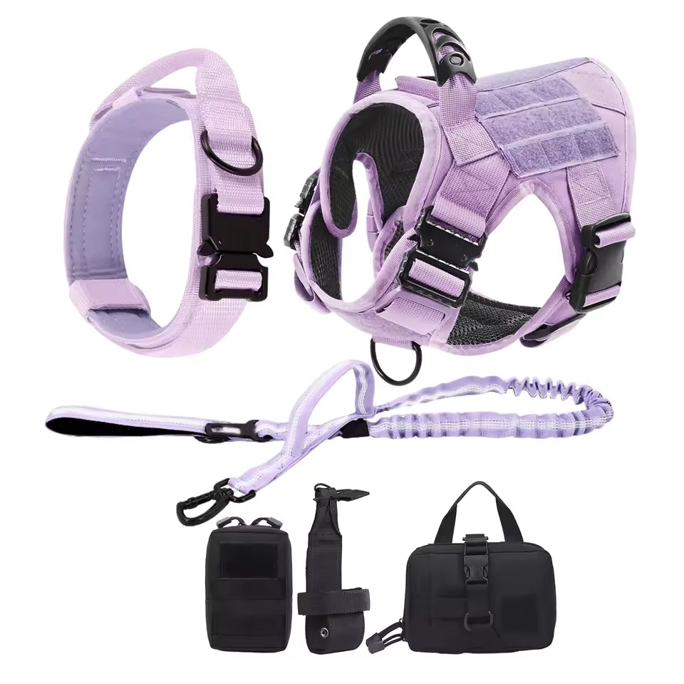 Leader K9™ No Pull Tactical Dog Harness – All-In-One Kit
