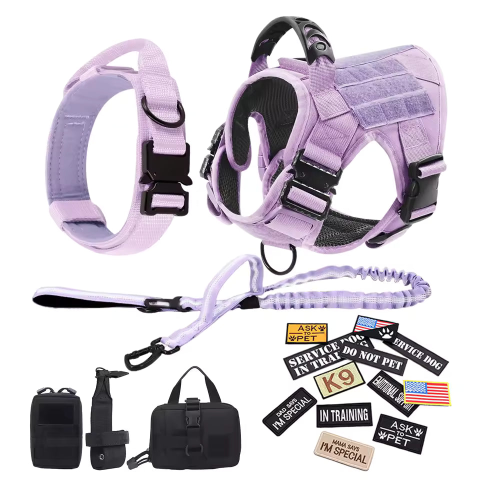 Leader K9™ No Pull Tactical Dog Harness – Ultimate Control Set