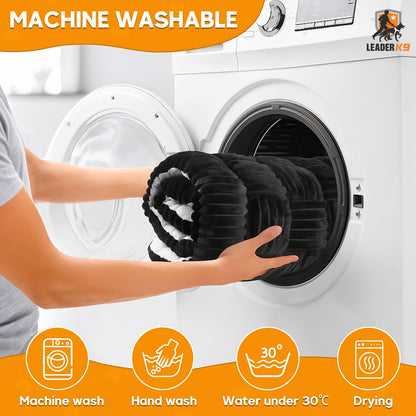 Leader K9™ Thick Plush Car Seat Cushion – Comfy Bed for Medium Dogs