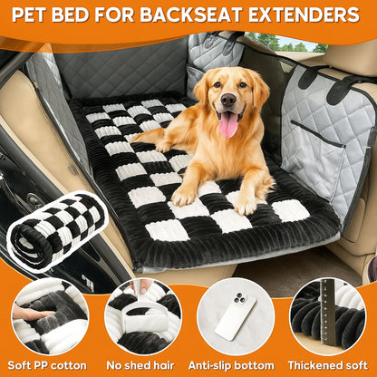Leader K9™ Thick Plush Car Seat Cushion – Comfy Bed for Medium Dogs