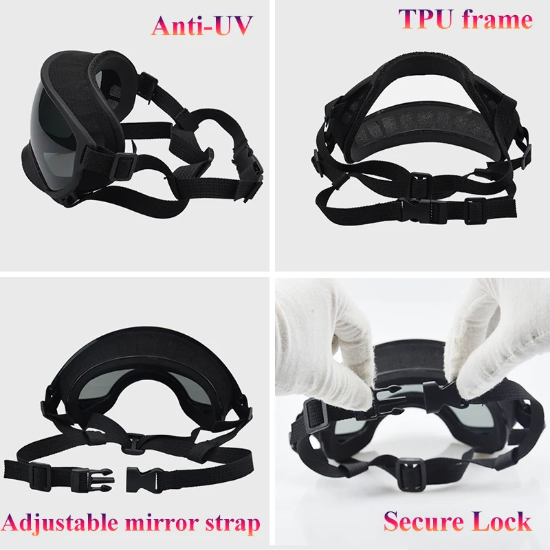 Leader K9™ Dog Goggles Anti-UV Sun Glasses Eyewear Protection