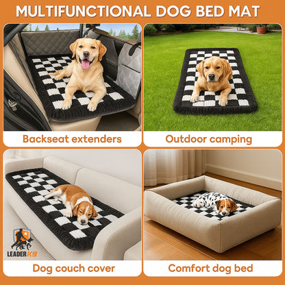 Leader K9™ Thick Plush Car Seat Cushion – Comfy Bed for Medium Dogs