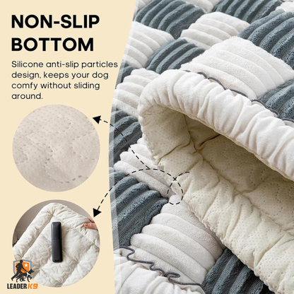 Leader K9™ Thick Plush Car Seat Cushion – Comfy Bed for Medium Dogs