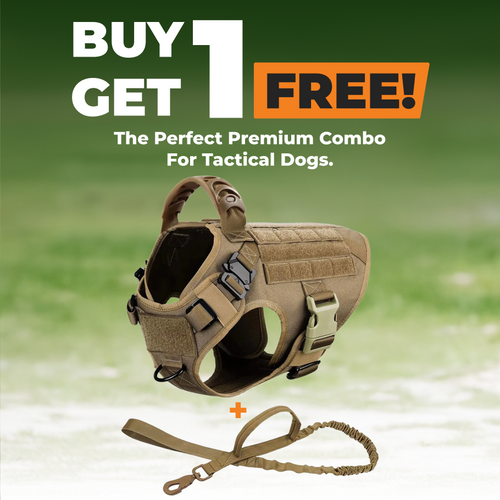 Buy 1 Dog Harness Get 1 Leash (Original) – Leader K9™ The Perfect Premium Combo For Tactical Dogs Leader K9