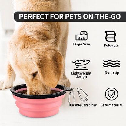 Leader K9™ Collapsible Travel Dog Bowls