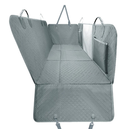 Leader K9™ Waterproof Hard Bottom Dog Car Hammock with Mesh Window & Free Safety Belt