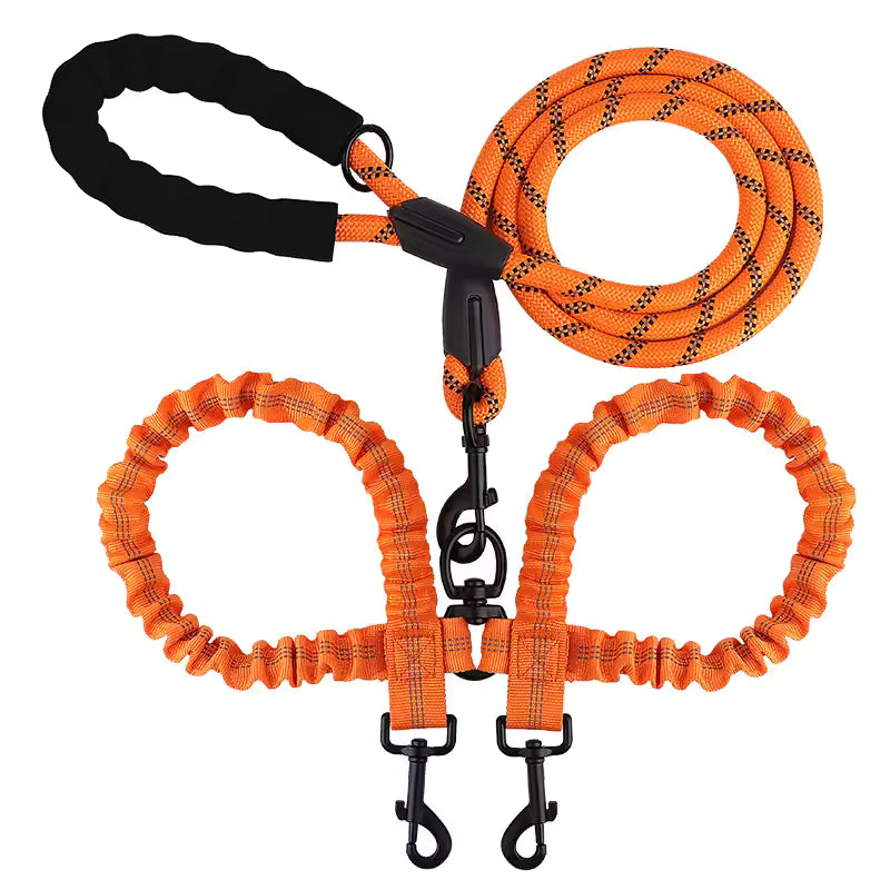 Leader K9™ Tactical Double Dog Leashes