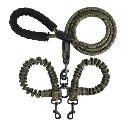 Leader K9™ Tactical Double Dog Leashes