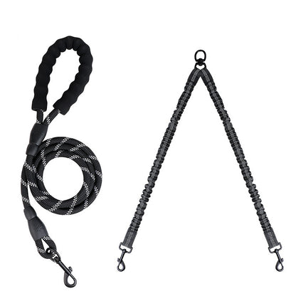 Leader K9™ Tactical Double Dog Leashes