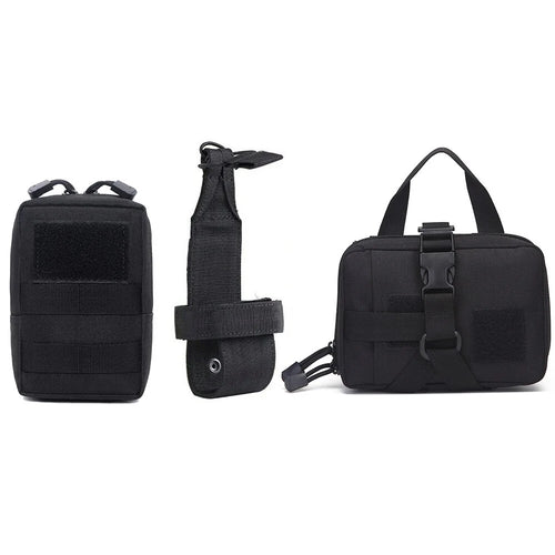 Leader K9™ Tactical Utility MOLLE Pouch For Harness (3-Piece Set)