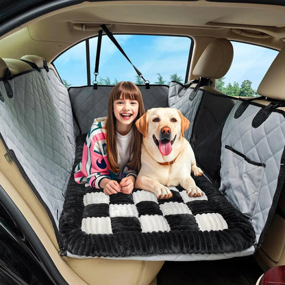 Leader K9™ Thick Plush Car Seat Cushion – Comfy Bed for Medium Dogs