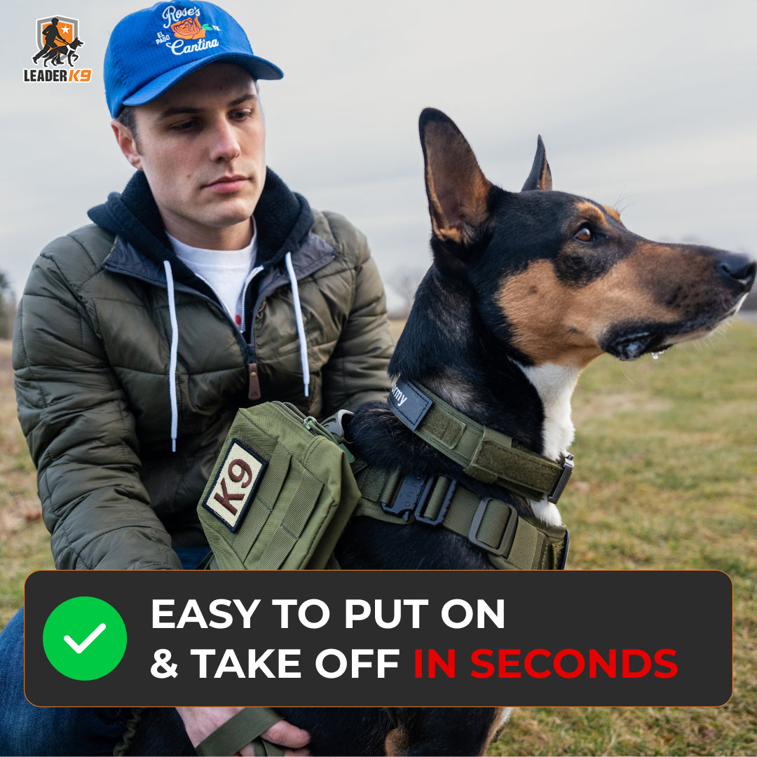 Leader K9 Tactical Dog Harness