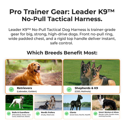 Leader K9 Tactical Dog Harness